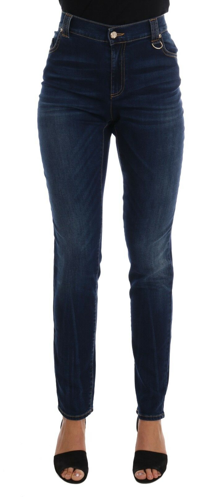 Blue Wash Cotton Stretch Slim Denim  Jeans Pant