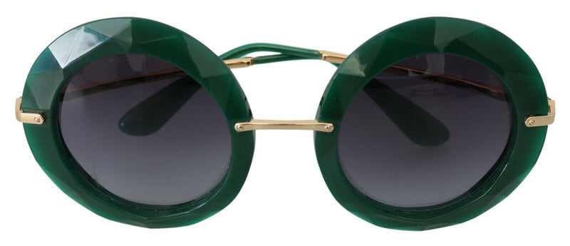 Green Gold DG6105 Round Gradient Sunglasses