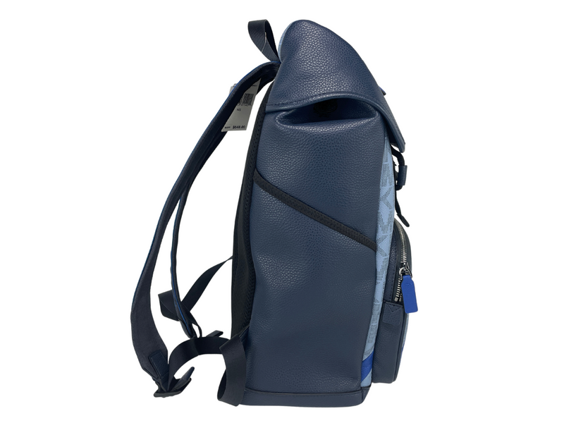 Signature Cooper Sport Flap Chambray Large Backpack Bookbag Bag