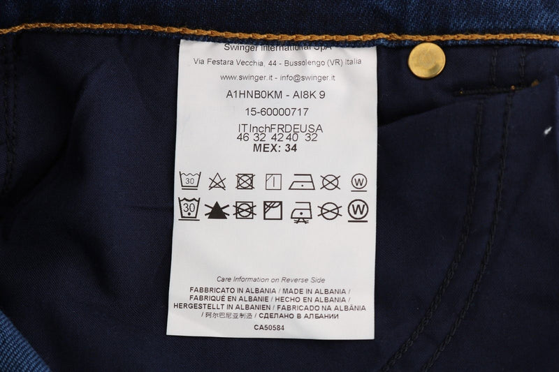 Blue Wash Cotton Stretch Slim Denim  Jeans Pant