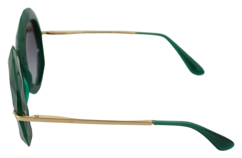 Green Gold DG6105 Round Gradient Sunglasses