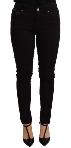 Black Slim Fit Denim Cotton Stretch Jeans