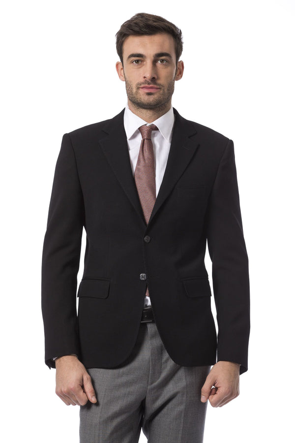 Black Wool Blazer