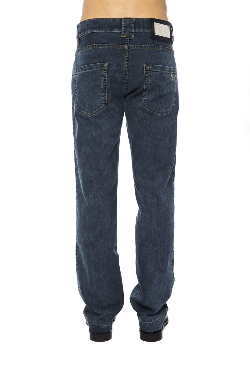 Blue Cotton Jeans & Pant