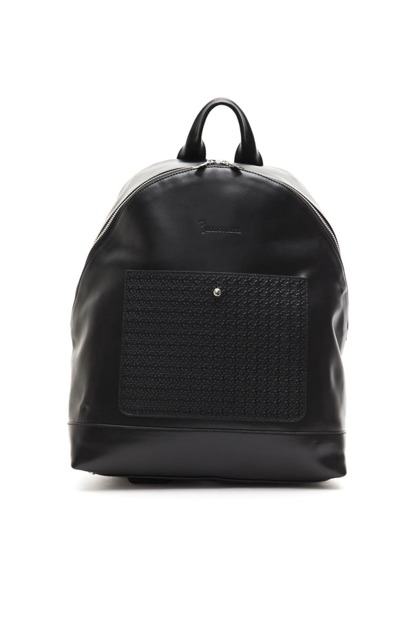 Black Leather Backpack