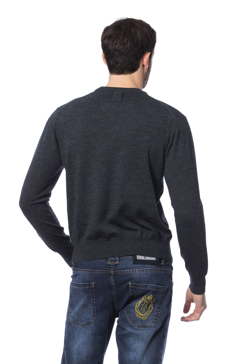 Gray Merino Wool Sweater