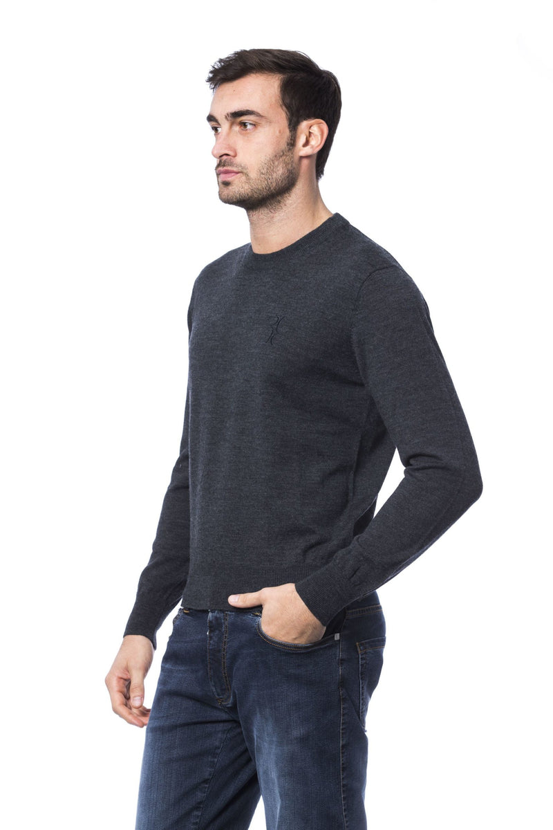 Gray Merino Wool Sweater