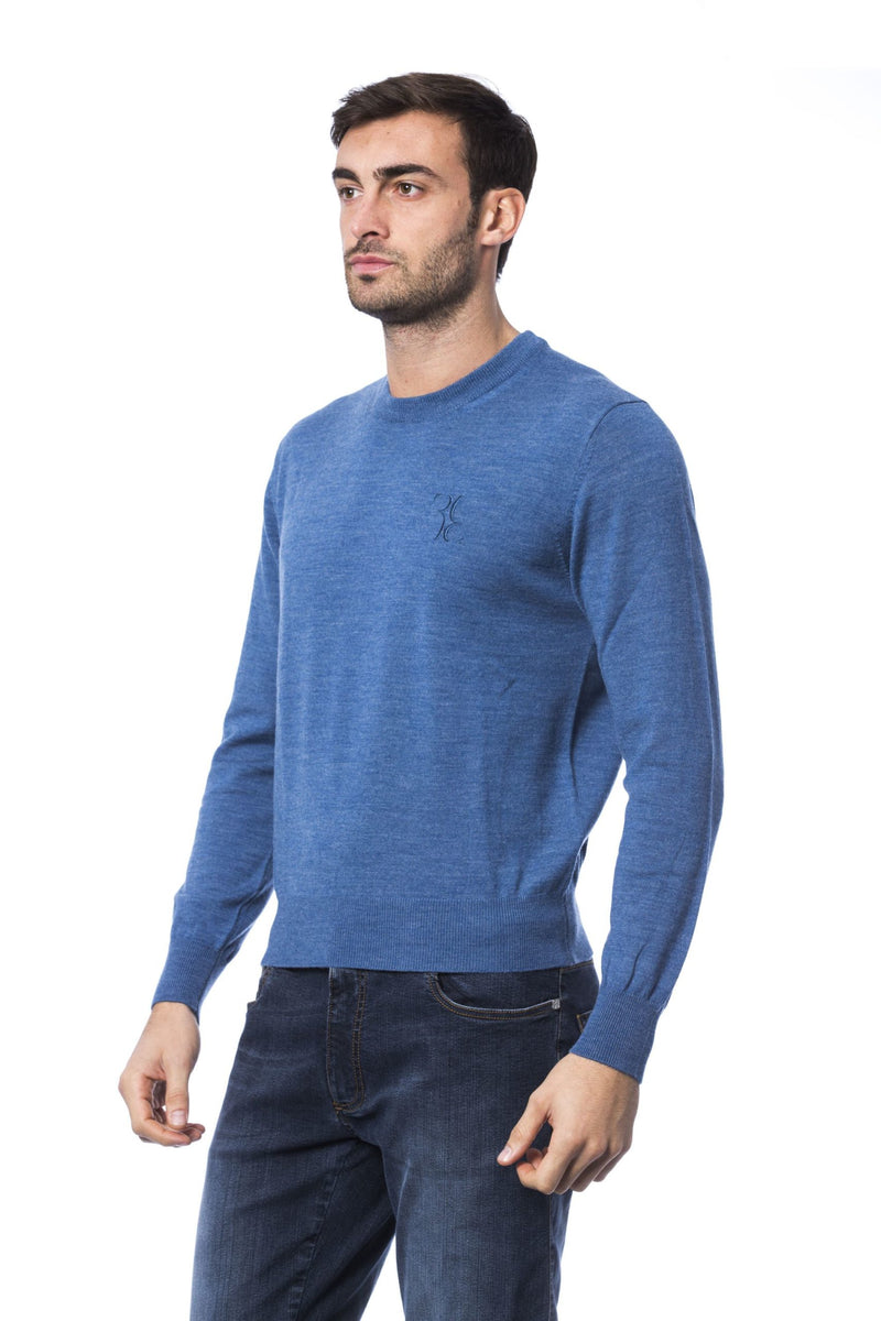 Blue Merino Wool Sweater