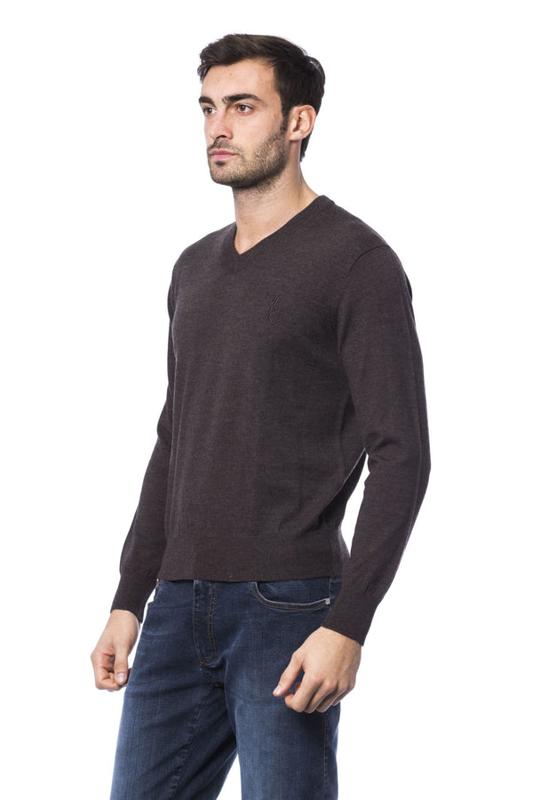 Brown Merino Wool Sweater