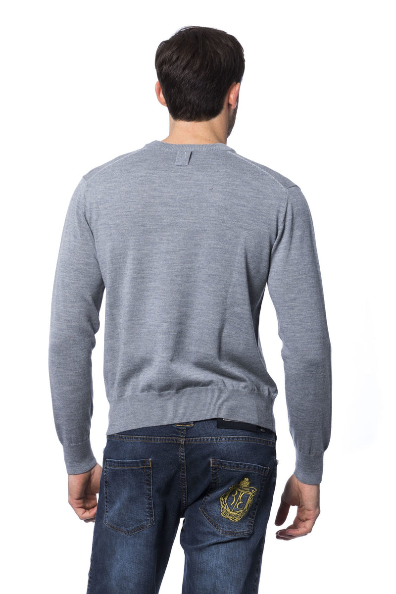 Gray Merino Wool Sweater