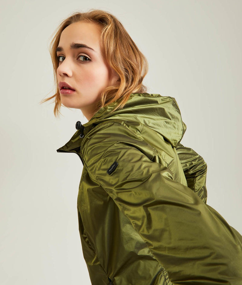 Green Polyamide Jackets & Coat