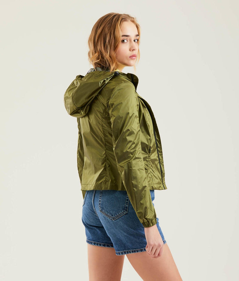 Green Polyamide Jackets & Coat