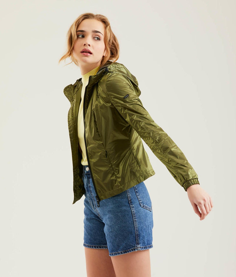 Green Polyamide Jackets & Coat