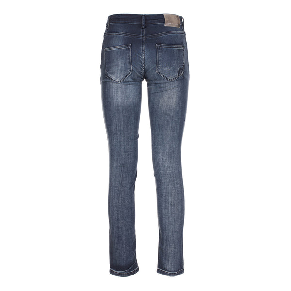Blue Cotton Jeans & Pant