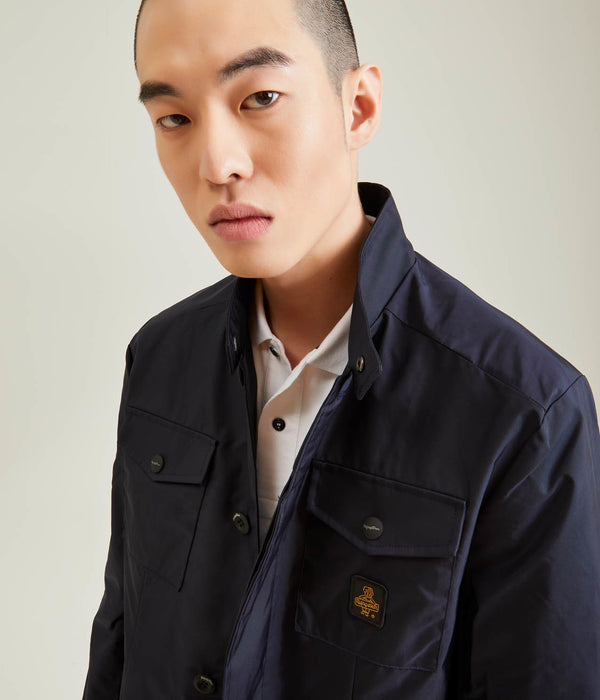 Blue Polyamide Jacket