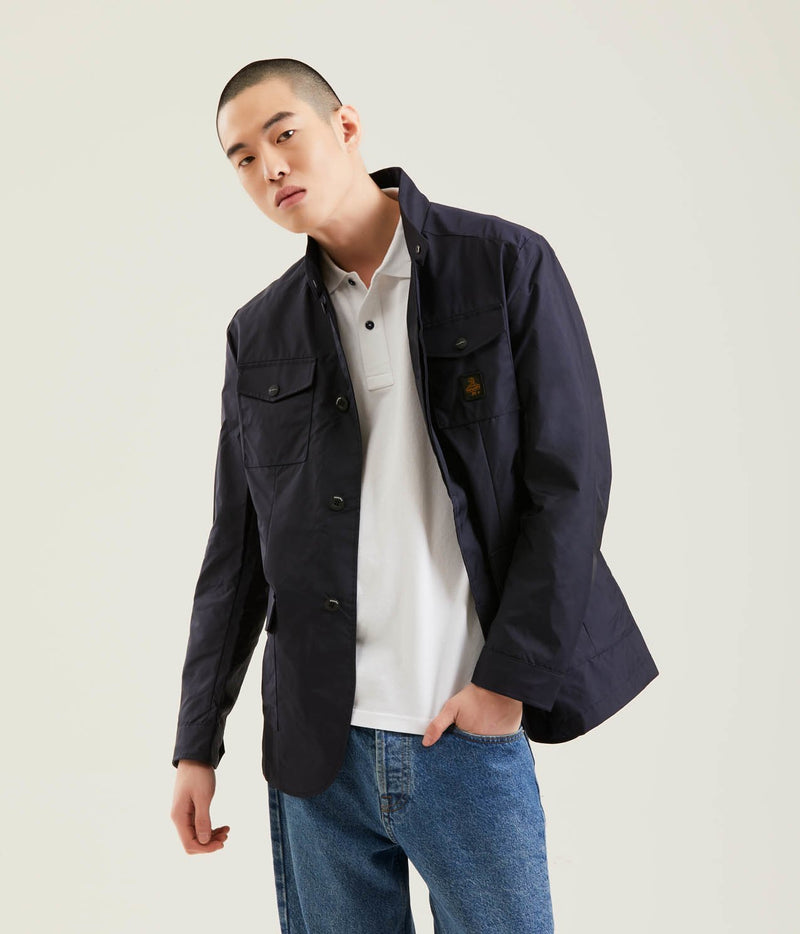 Blue Polyamide Jacket