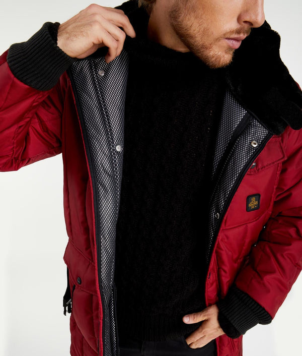 Red Polyamide Jacket