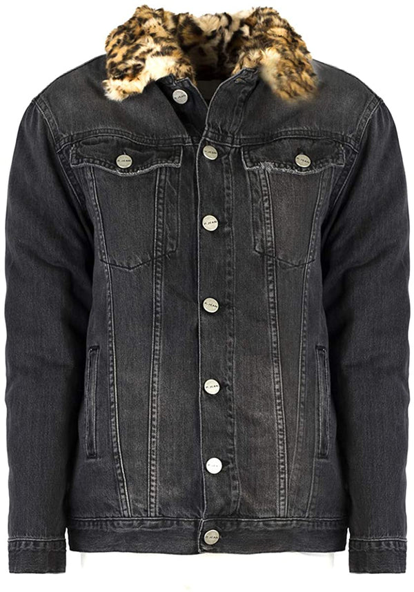 Gray Cotton Jackets & Coat