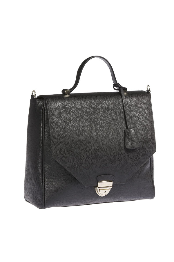 Black Leather Handbag