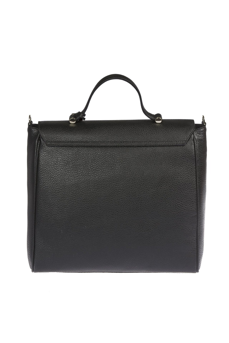Black Leather Handbag