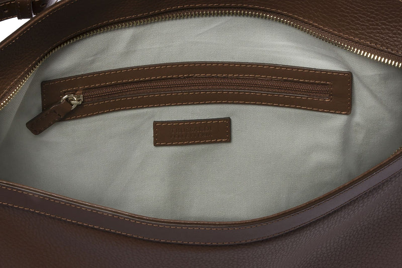 Brown Leather Shoulder Bag