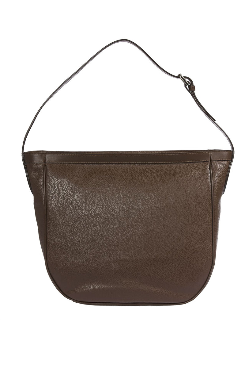 Brown Leather Shoulder Bag