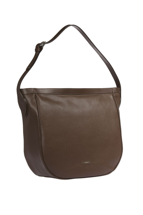 Brown Leather Shoulder Bag