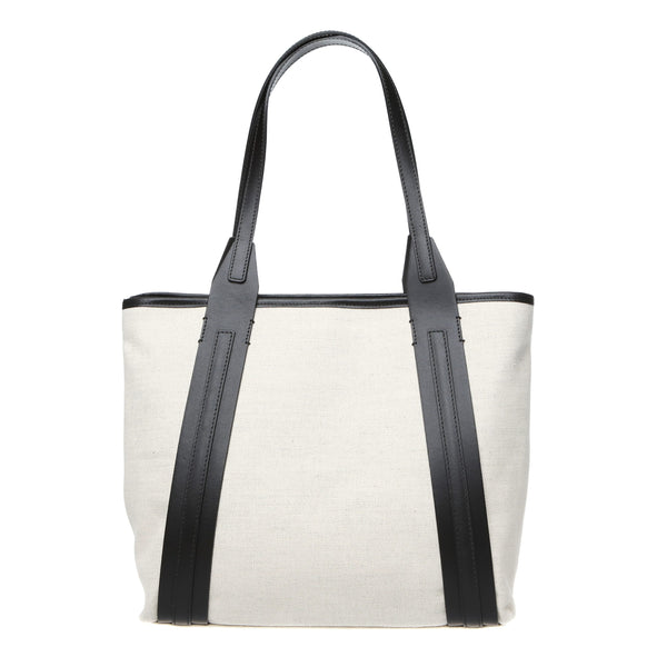 White Cotton Shoulder Bag