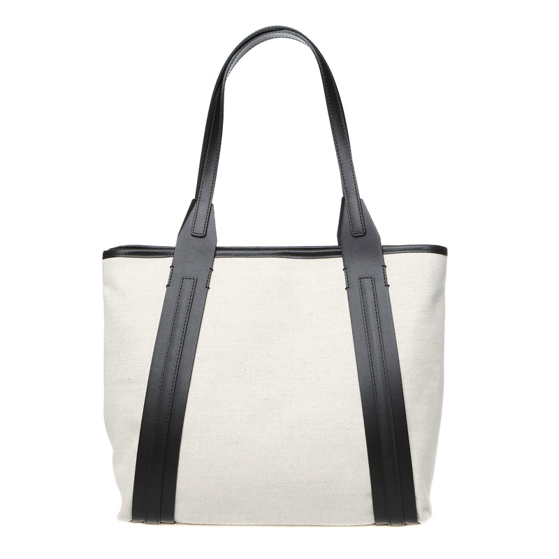 White Cotton Shoulder Bag