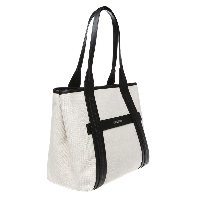 White Cotton Shoulder Bag