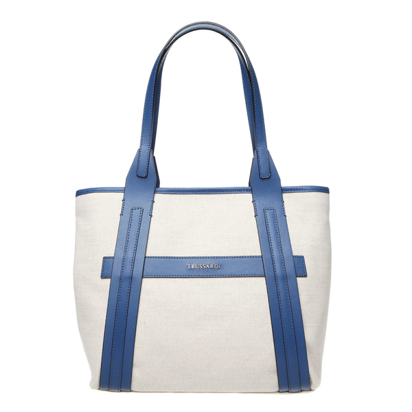 White Cotton Shoulder Bag