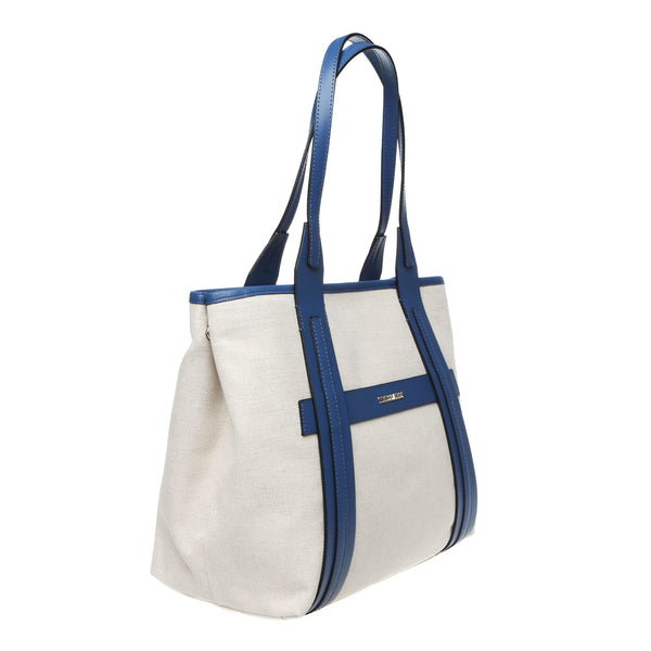 White Cotton Shoulder Bag