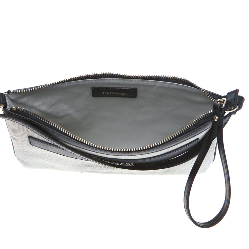 White Cotton Crossbody Bag