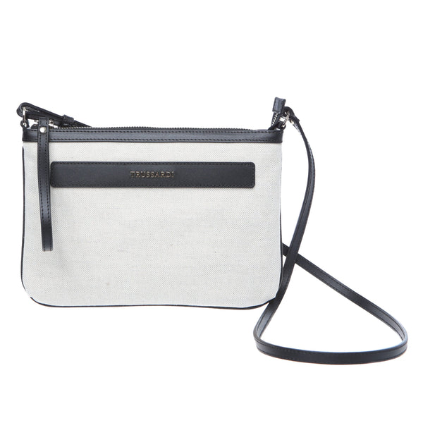 White Cotton Crossbody Bag