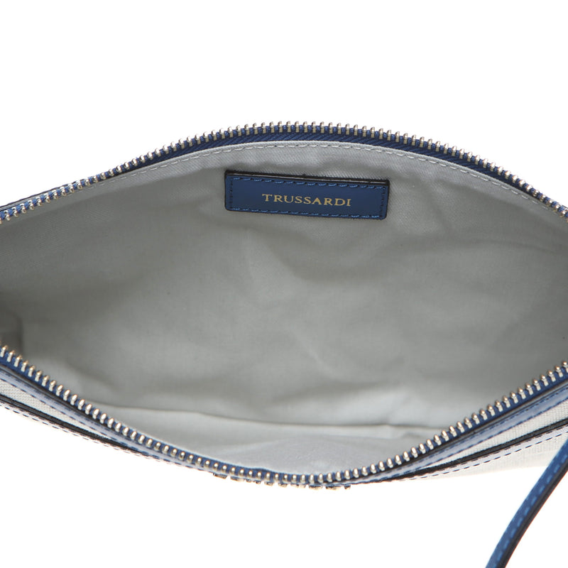White Cotton Crossbody Bag