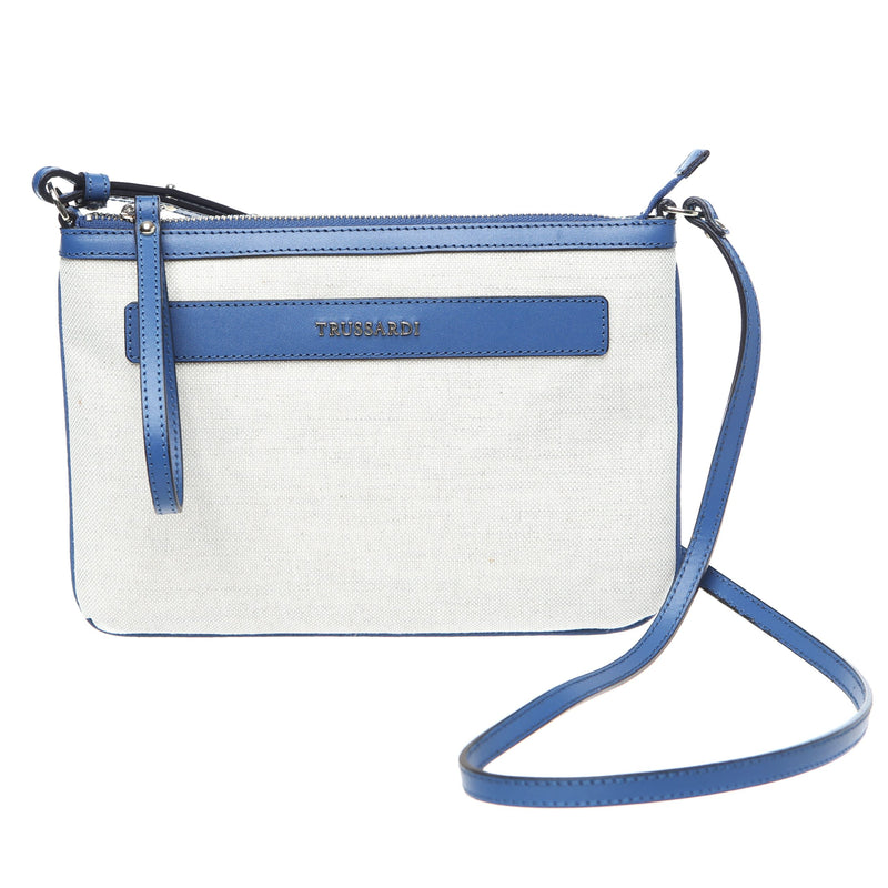 White Cotton Crossbody Bag