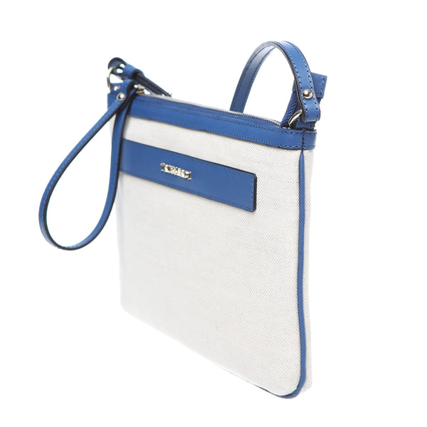 White Cotton Crossbody Bag