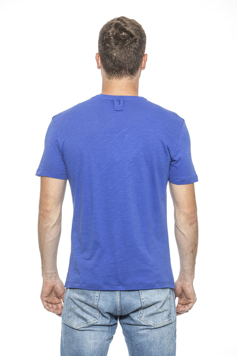 Light-blue Cotton T-Shirt