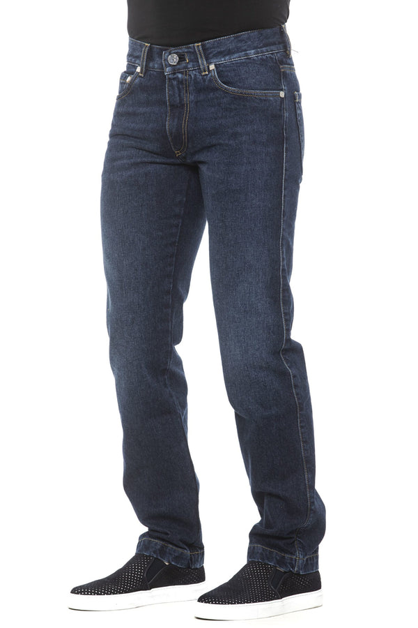 Blue Cotton Jeans & Pant