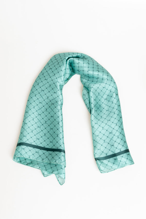 Light-blue Silk Scarf