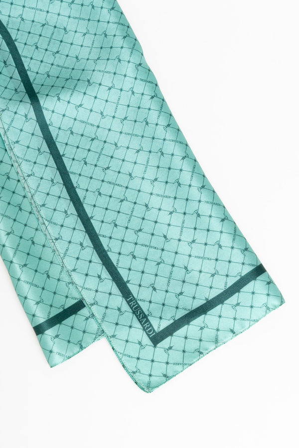 Light-blue Silk Scarf
