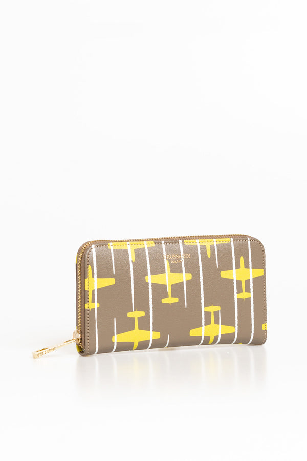 Beige Leather Wallet