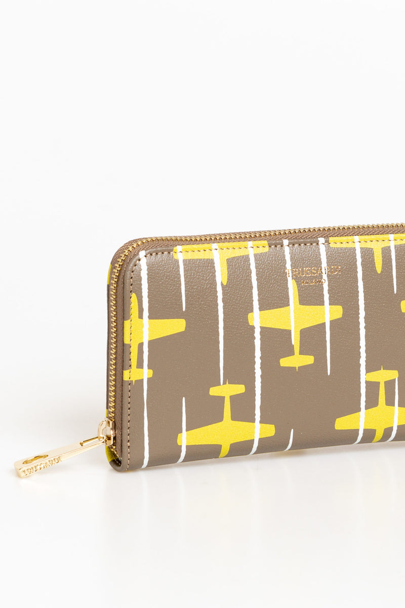 Beige Leather Wallet