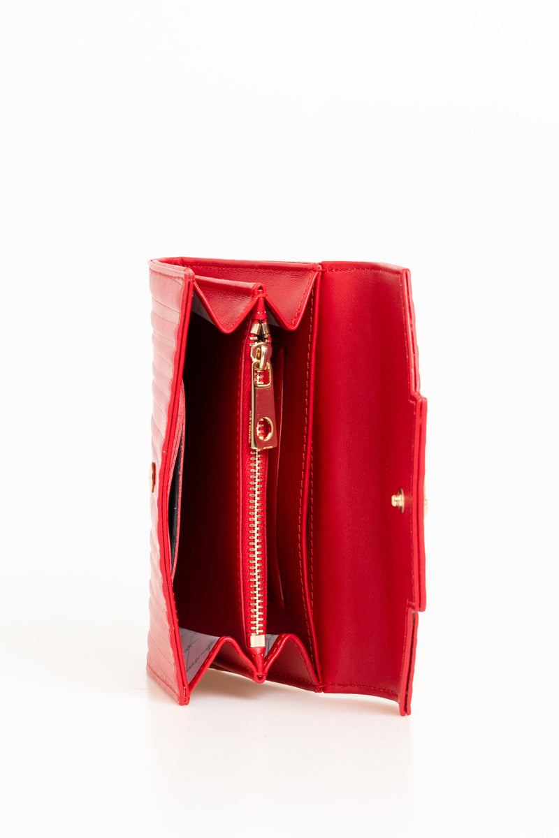Red Leather Wallet