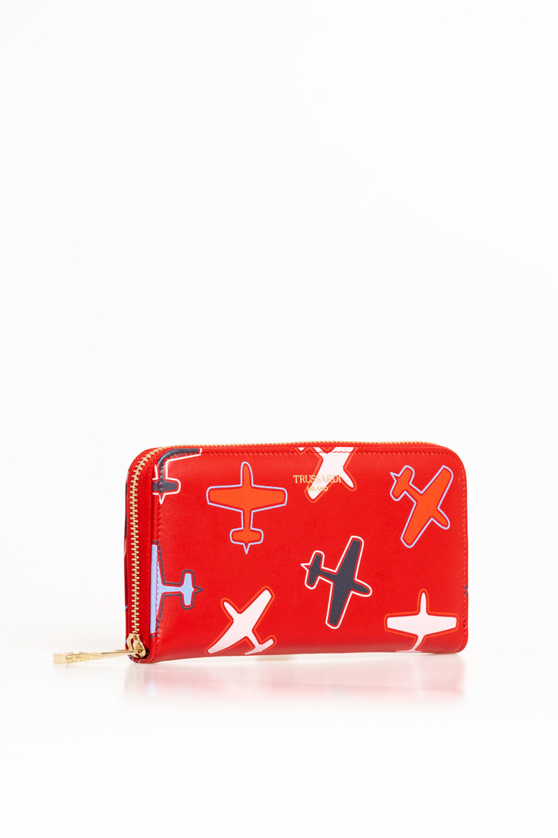 Red Leather Wallet