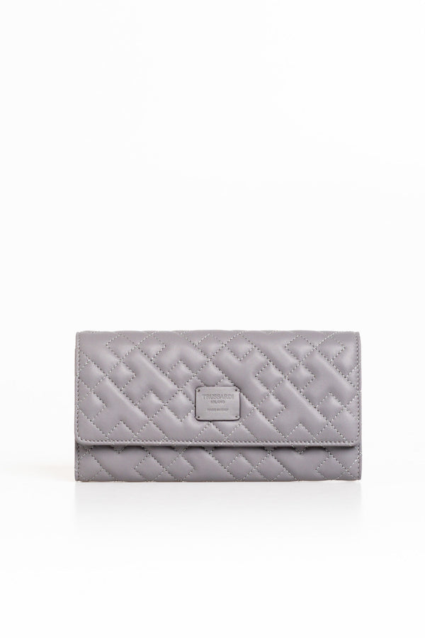Grey Leather Wallet