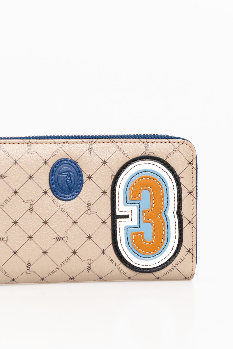 Beige Leather Wallet