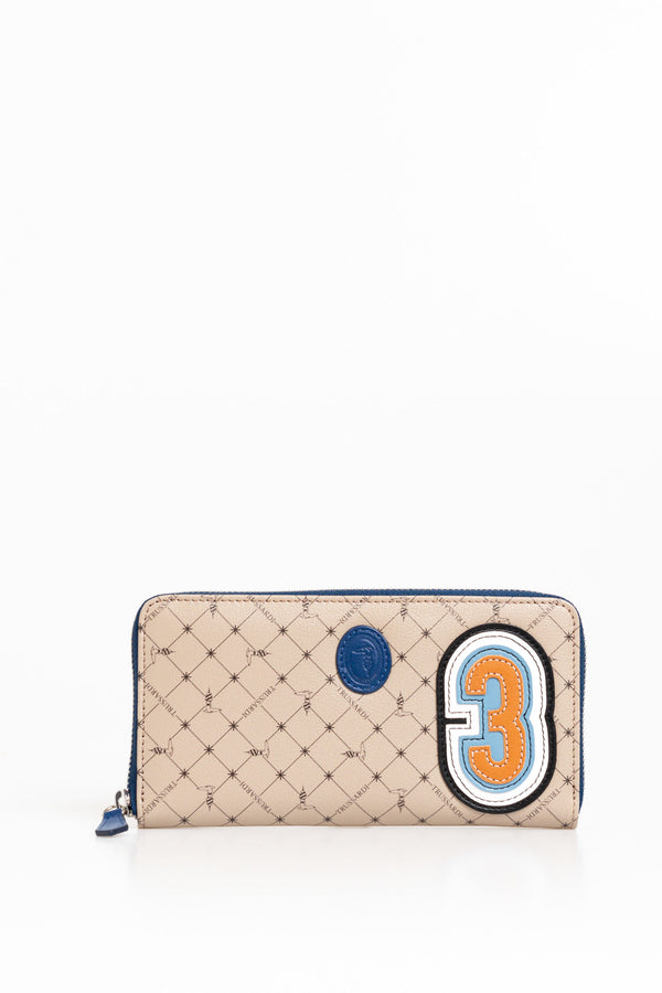 Beige Leather Wallet