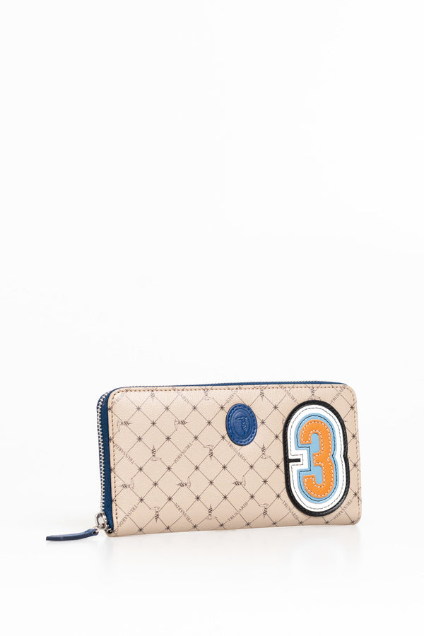 Beige Leather Wallet
