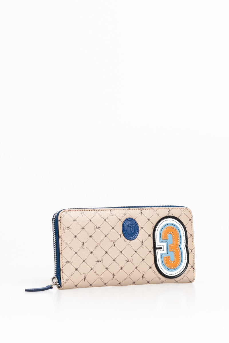 Beige Leather Wallet